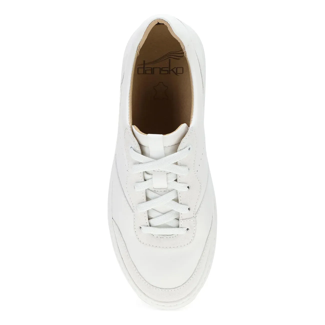 Dansko Women's Josey Sneaker - White Nappa