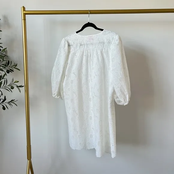 DEB LACE MINI DRESS - MOON FLOWER