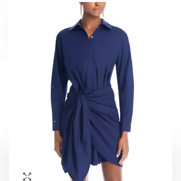Derek Lam 10 Crosby 🔥 Charlotte Tie Waist Dress