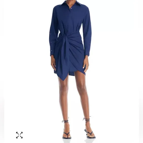 Derek Lam 10 Crosby 🔥 Charlotte Tie Waist Dress