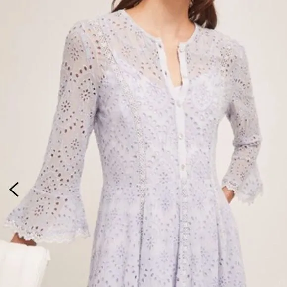 DERNA DRAPE FLUTED DRESS