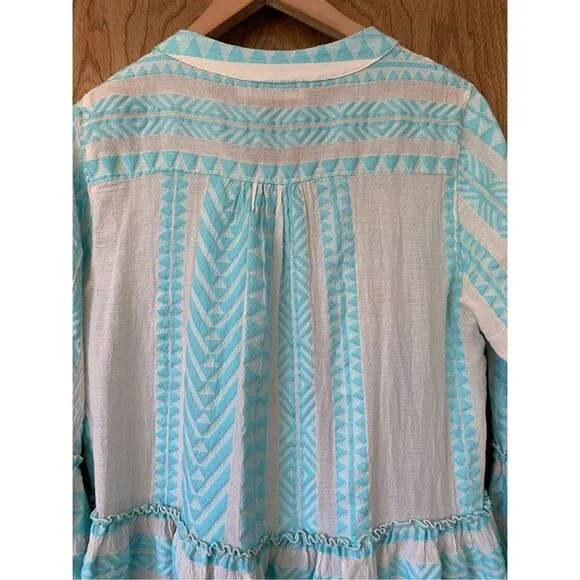 Devotion Twins Ella Tunic Dress in Turquoise Size S