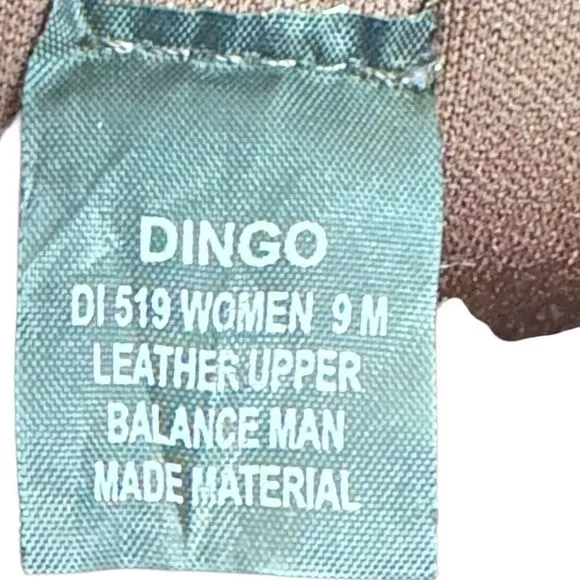 Dingo Women 9 Western Boots Olivia Slouch Suede Beige Cowgirl Removable Harness