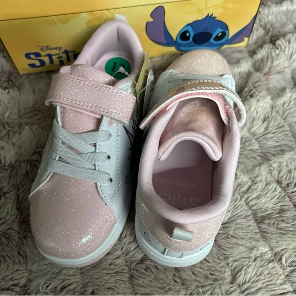 Disney Stitch Kids Shoes - Pink and White