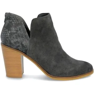 Dolce Vita DV8 Shai Mixed Material Heeled Gray Bootie Boots Shoes Size 8.5