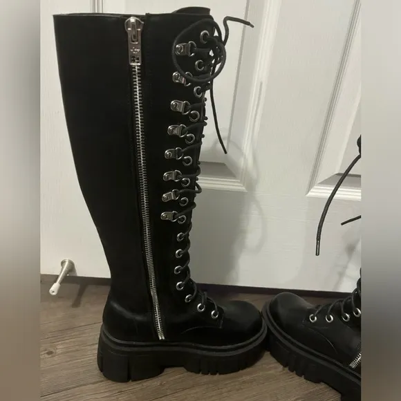 Dolls Kill / Current Mood Final Soundcheck Knee High Boots