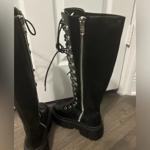 Dolls Kill / Current Mood Final Soundcheck Knee High Boots