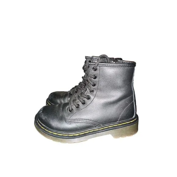 Dr Martens Doc Martens Air Wair Boots Kids Size 12 Punk Goth Black
