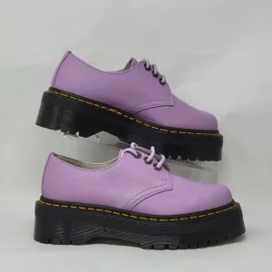 Dr Martens Womens Platform Purple Oxford Shoes Size US 7 UK 5 EUR 38 New