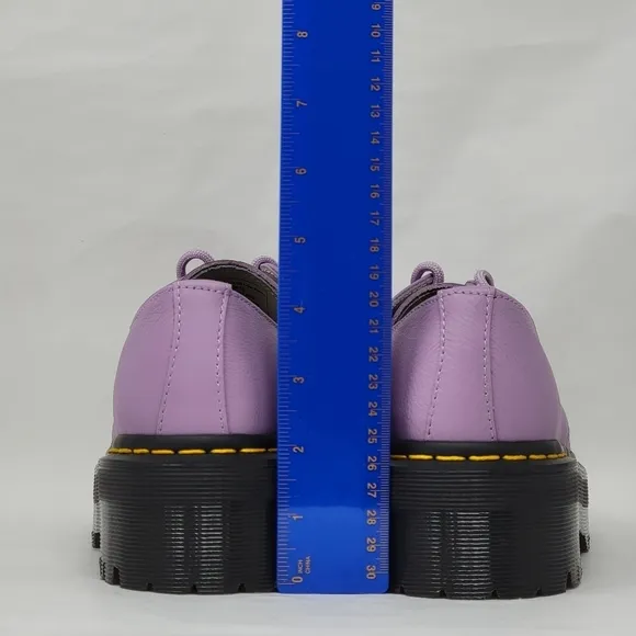 Dr Martens Womens Platform Purple Oxford Shoes Size US 7 UK 5 EUR 38 New