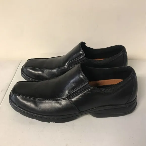 Dunham Mens Size 10D Blair Slip-On Shoes, Black