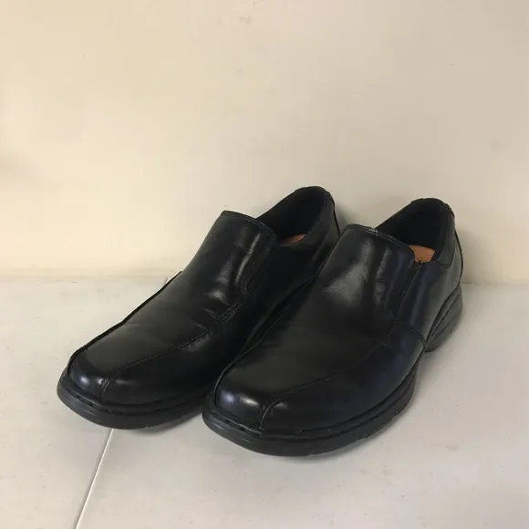 Dunham Mens Size 10D Blair Slip-On Shoes, Black