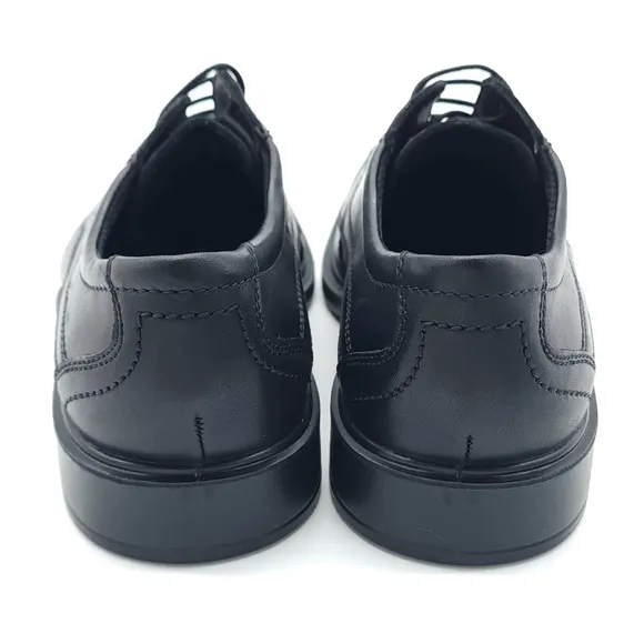 ECCO Men's New Jersey Lace-Up Dress Shoes Black Leather 51514 Size 6-6.5 EU 40