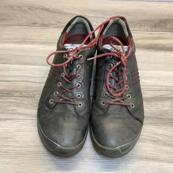 Ecco Natural Motion Yak Leather Mens Athletic Golf Sneaker Shoes 45 11 - 11.5