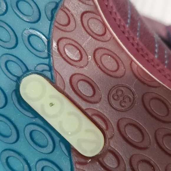 Ecco Womens Leather Comfort Sneakers shoes sz 38/7-7.5