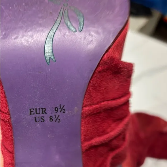 Elegant Red Women's Boots