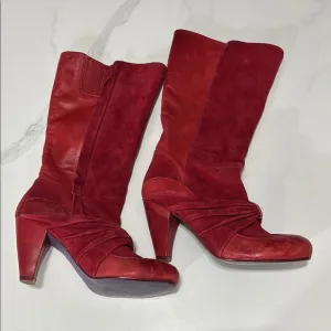 Elegant Red Women's Boots