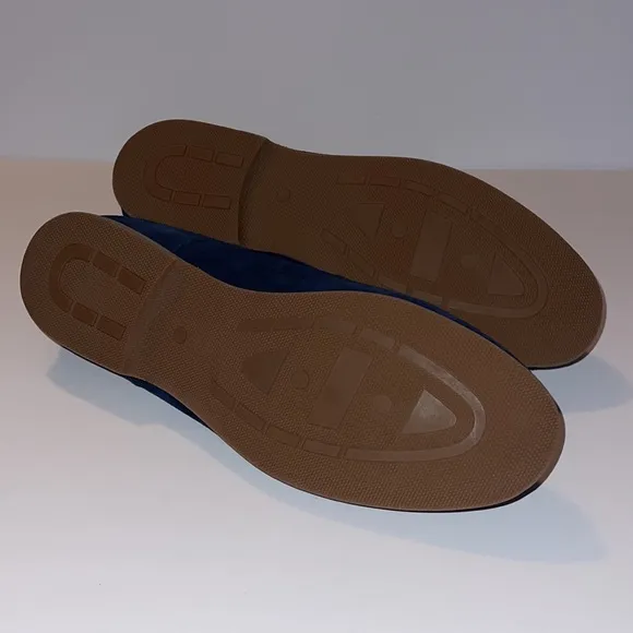 ENGLISH LAUNDRY Jason Suede Derby Navy Shoes size 13