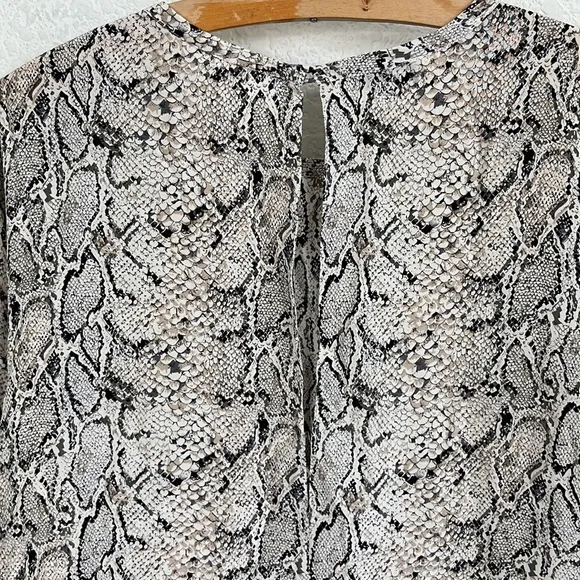 Equipment Aubrey Dress Silk Snake Pockets