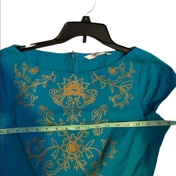 𝅺eshakti embroidered dress size M-10