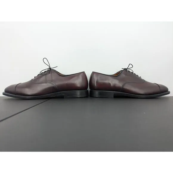 EUC Vintage Burgundy Allen Edmonds Park Avenue Cap Toe Oxford Dress Shoes Sz 11
