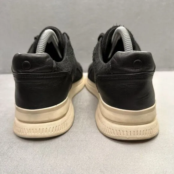 Everane The Trainer Womens Size 10 Shoes Black/Off White Leather Athletic
