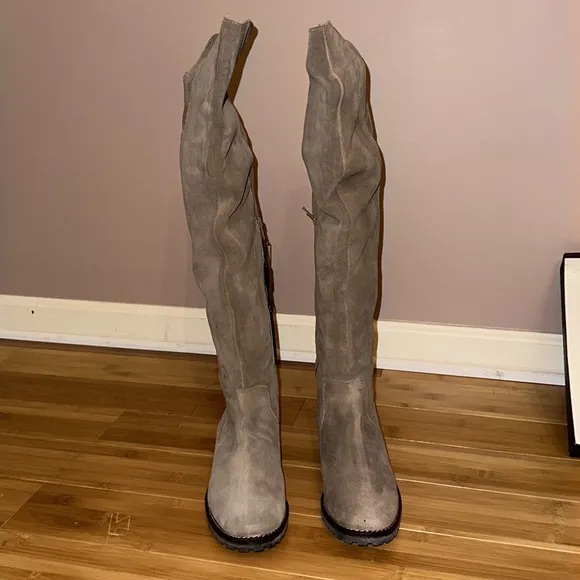 Fabianelli Knee High Suede Boots