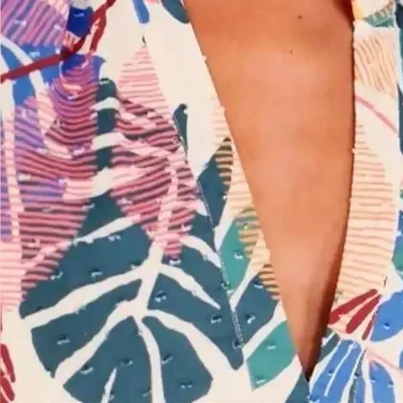 Farm Rio Off White Macaw Mini Dress NWOT