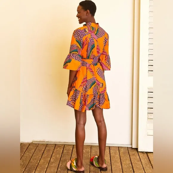 ✨FARM RIO✨Beaded Macaws Mini Dress