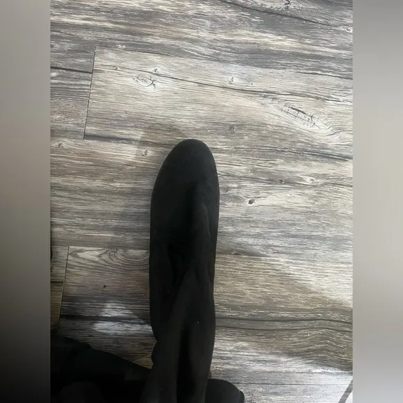 Fashion Nova over the knee faux suede boots- size 42 Us 11