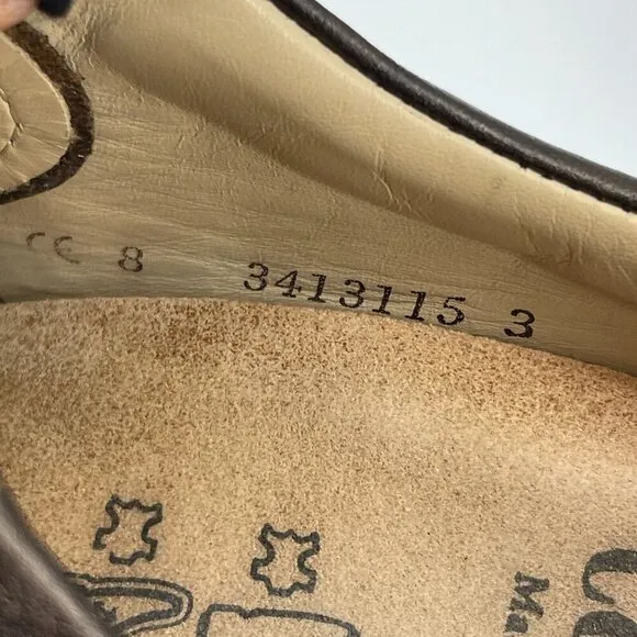 Finn Comfort Women's US 10.5 W Ikebukuro Bronze Leather Rocker Sole Sneaker