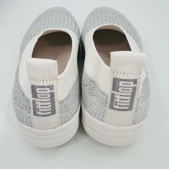 FitFlop Uberknit Slip-On Ballerina Ballet Flat Stretch Knit Shoe Womens Size 6.5