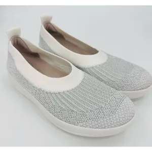FitFlop Uberknit Slip-On Ballerina Ballet Flat Stretch Knit Shoe Womens Size 6.5