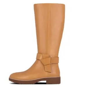 Flipflop Leather Ankle Knot Knee High Riding Boot Size 6