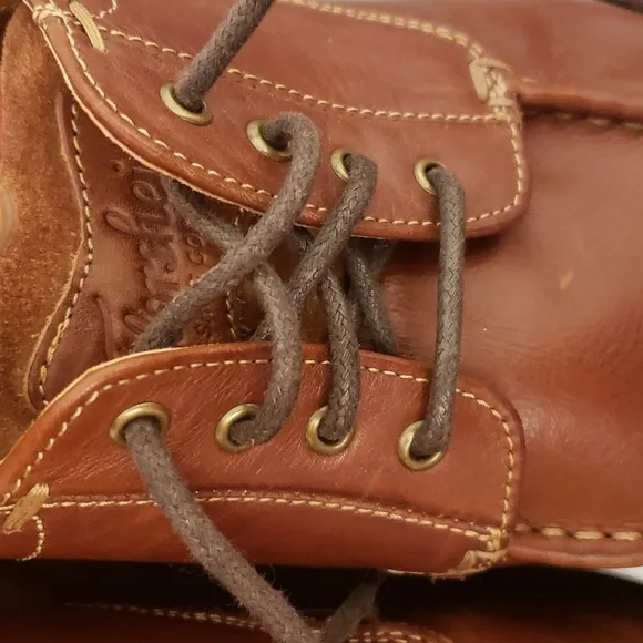 Florsheim Brown Leather Shoes Lace up Dress Casual Men's Suede Size 9.5