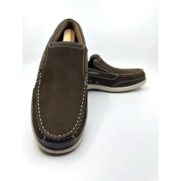 Florsheim Marina Slip Moc Toe Slip On Men's US Sz. 9M 178345 Brown New In Box