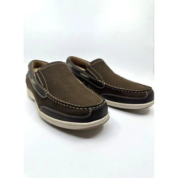 Florsheim Marina Slip Moc Toe Slip On Men's US Sz. 9M 178345 Brown New In Box