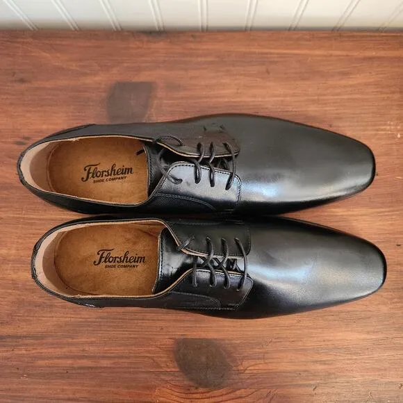 Florsheim Men's Size 11.5M Dark Brown Leather Dress Shoes New
