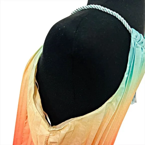 For The Republic Multicolor Ombre Maxi Dress Nordstrom Sleeveless Round Neckline