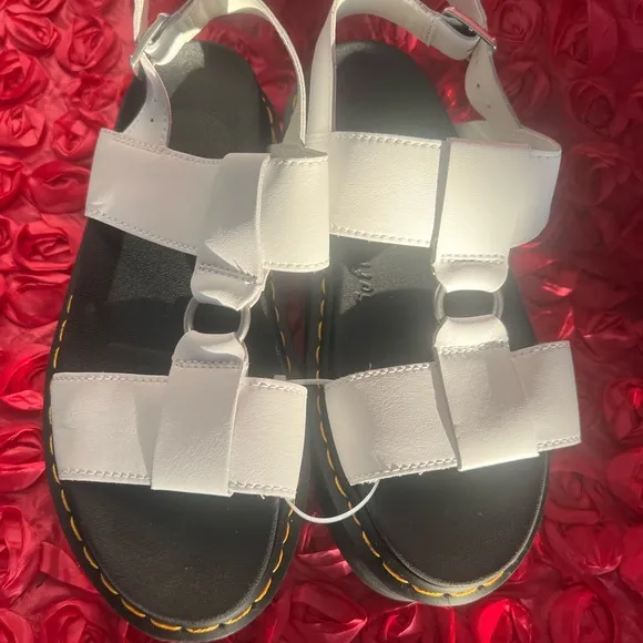 FRANCIS LEATHER PLATFORM STRAP SANDALS