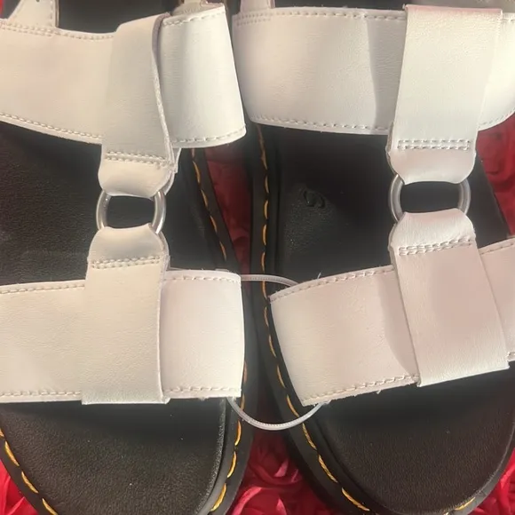 FRANCIS LEATHER PLATFORM STRAP SANDALS