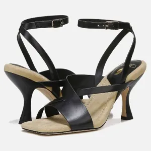 Franco Sarto Reily Ankle Strap Leather Dress Sandals