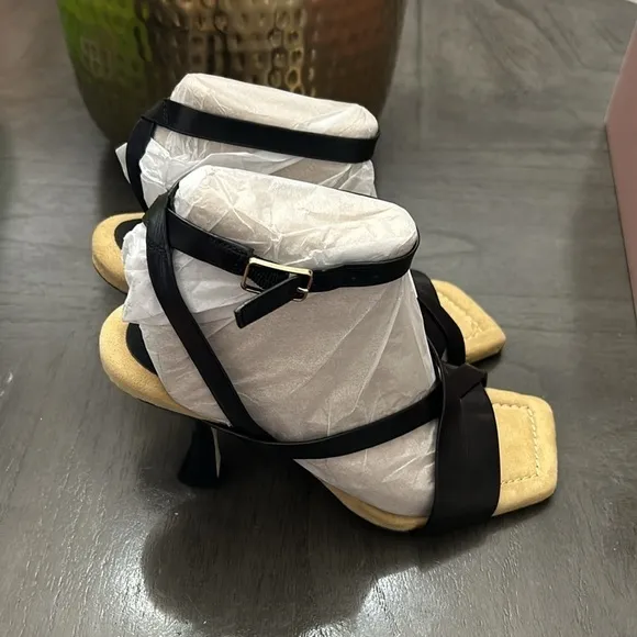 Franco Sarto Reily Ankle Strap Leather Dress Sandals