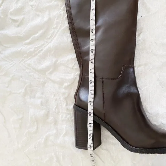 Franco Sarto Women's L-rivettall Knee High Boot Size 10 New