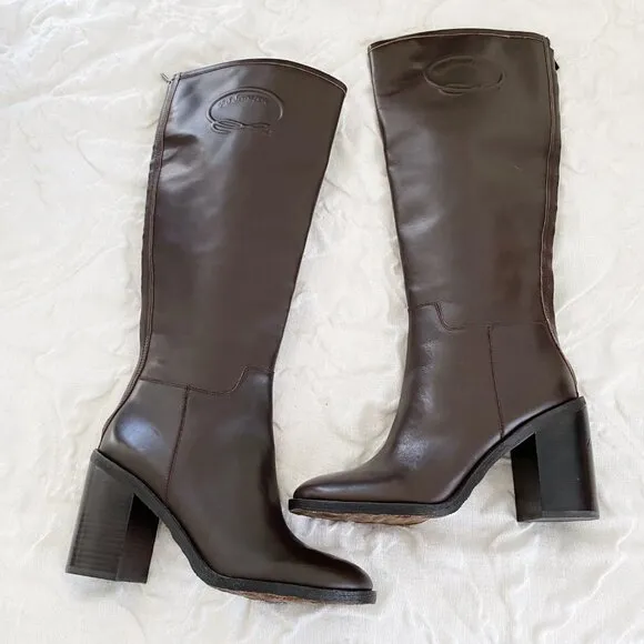 Franco Sarto Women's L-rivettall Knee High Boot Size 10 New