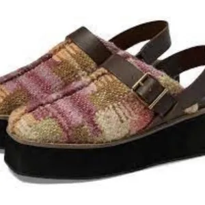 FREE PEOPLE Astrid Platform Mules / Mulberry Mix 394M0