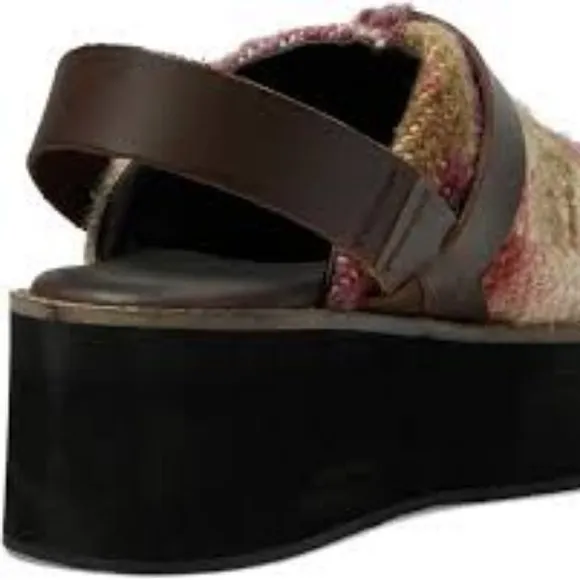 FREE PEOPLE Astrid Platform Mules / Mulberry Mix 394M0