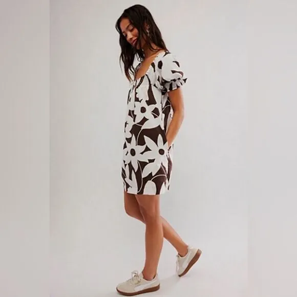 Free People Mila Printed Mini Dress