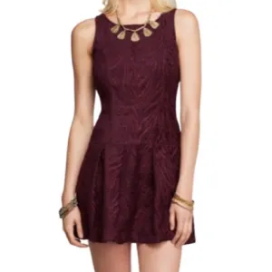 FREE PEOPLE Wild Zebra Dress Fit &amp; Flare Pockets