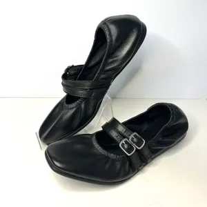 Free People Gemini Ballet Flats in Black Size 8 New In Box